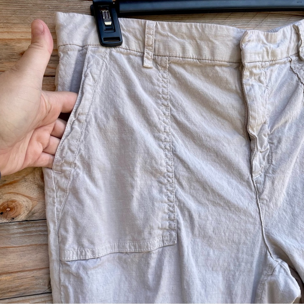 Frank & Eileen Jameson Italian Performance Linen cropped jogger pants - Picture 3 of 12